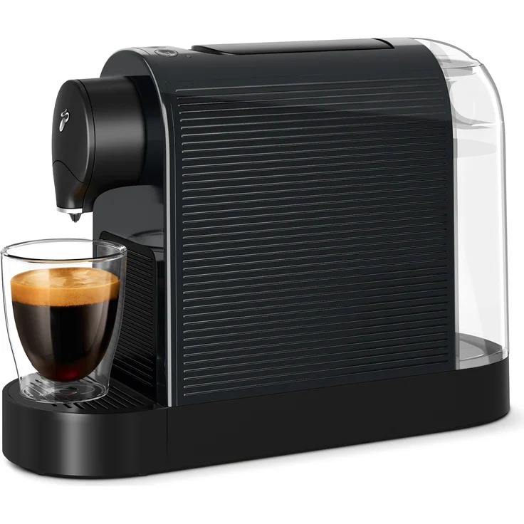 Tchibo Cafissimo „Pure plus“ Kaffeemaschine Kapselmaschine für Caffè Crema, Espresso und Kaffee, Schwarz, 1250 Watt, 0,8l, Nachhaltige Kapseln