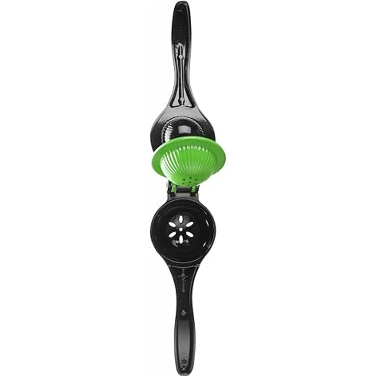 HENDI Zitruspresse BarUp, Doppelschalenform mit Presskegeln ⌅5mm und ⌅70mm, Aluminium, schwarz-grün, für Limetten und Zitronen, 225x80x(H)60mm – Bild 5