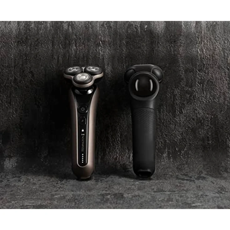Remington Elektrischer Rasierer Herren X9 [Nass-&Trocken-Rassierapparat] 360°PivotBall Drehgelenk (flexible Scherköpfe,Detailtrimmer,PowerSense,Akkubetrieb,USB Ladefunktion) Rotationsrasierer XR1790 – Bild 2