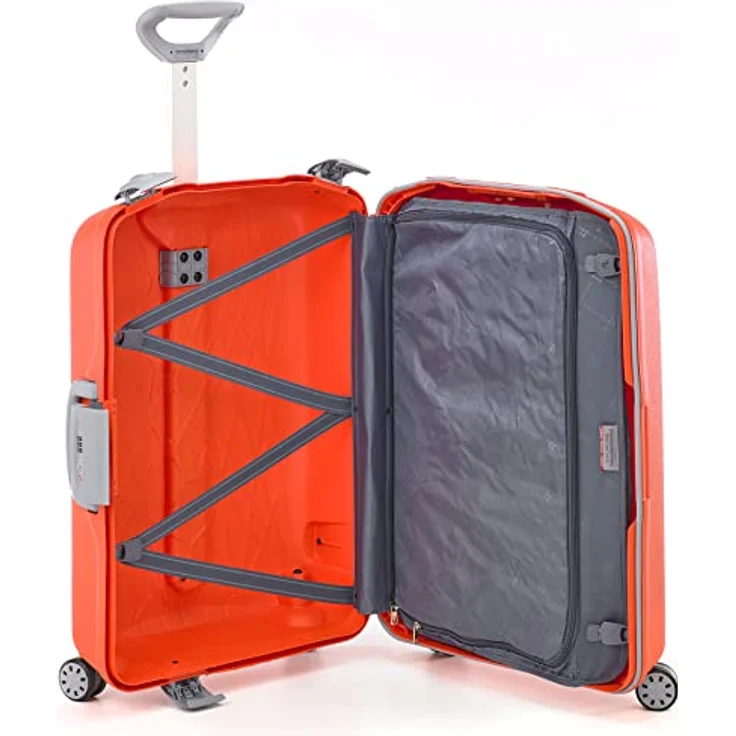 RONCATO Light Trolley Grande 4 Rolls L Papaia, Koffer mit leisen Rollen und viel Stauraum, in Papaya-Farbe – Bild 4