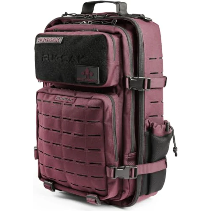 RUGSAK Alpha 45L Rucksack Merlot Red – Wasserabweisend, 18-Zoll Laptopfach, Ergonomisch, Reise, Alltag & Outdoor – Bild 1