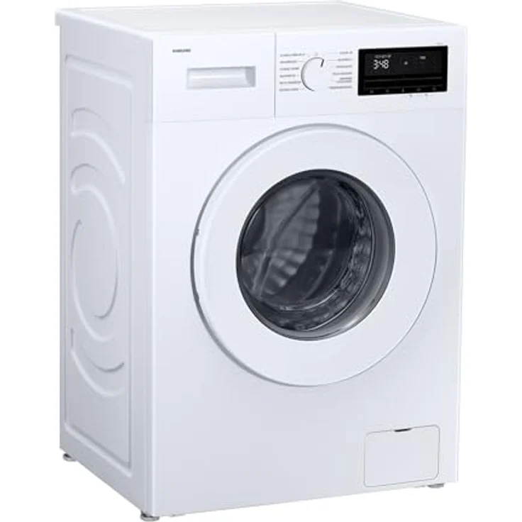 Samsung WW3000FM, 9 kg SLIM Waschmaschine mit Hygiene-Dampfprogramm, Frontlader, Energieeffizienz A, 1400 RPM, 76 dB – Bild 1