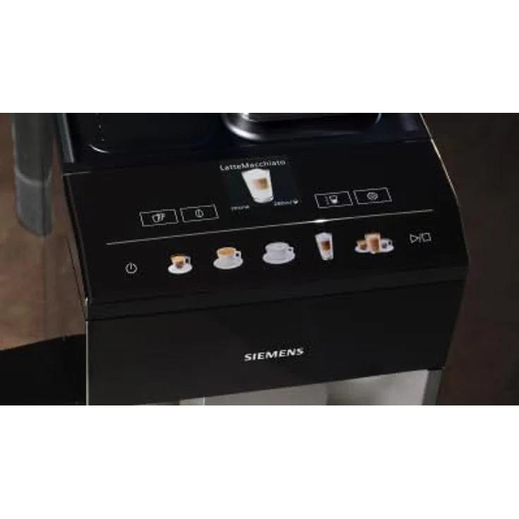 Siemens TQ515D03 EQ500 Kaffeevollautomat Edelstahl - Klavierlack schwarz, Kaffeevollautomat, Schwarz – Bild 2