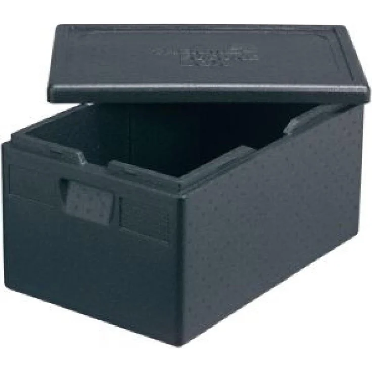Stalgast Thermobox Bäckereinorm, 600x400mm, 53 Liter, stapelbar, schwarz