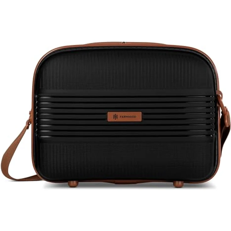 Farmhood Edition Hartschalen Kosmetik-Koffer, Beauty-Case mit Aufsteckfunktion, 34 x 15 x 25,5 cm aus leichtem Polypropylen, 14 Liter Volumen – Bild 1