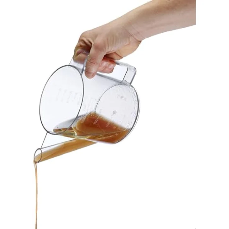 Westmark Fett-Trenn-Kanne, Degraissier-Kanne, Füllvolumen: 1 Liter, Kunststoff, Transparent, 30712260 – Bild 6