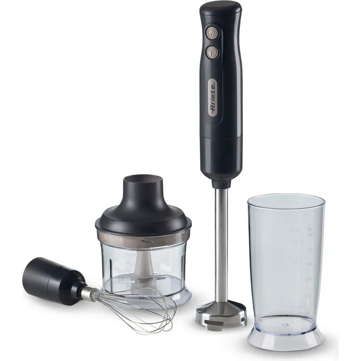 Ariete Stabmixer 601-1 3 in 1, 700 W - Leistungsstarker 700 W Stabmixer in praktischem 3-in-1 Set