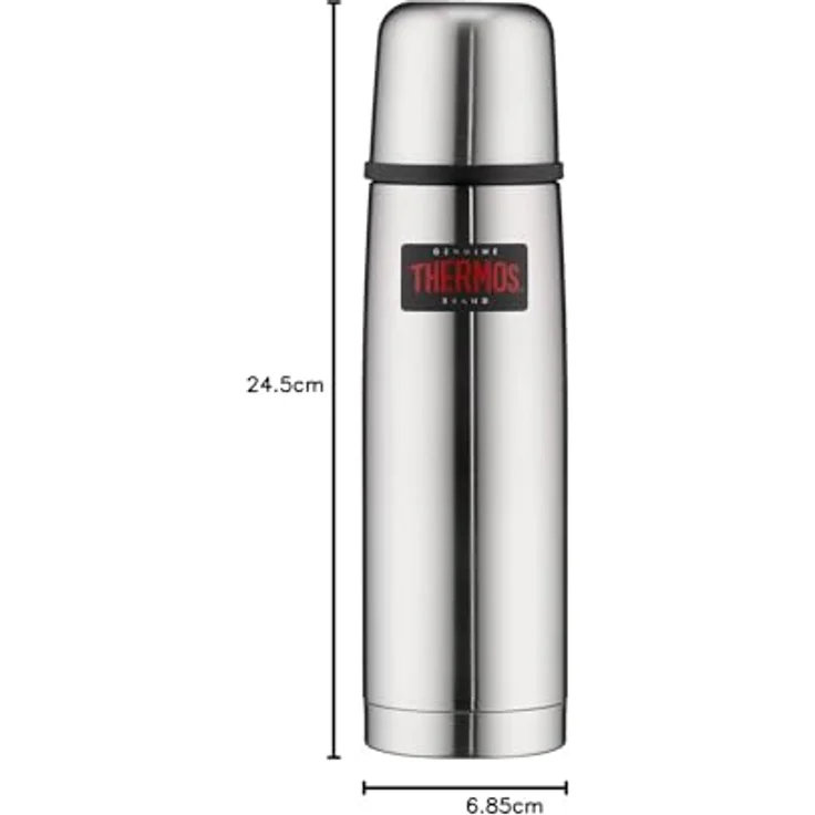 THERMOS 4019.205.050 Thermosflasche Light & Compact, Edelstahl mattiert 0,55 l, Spülmaschinenfest, 12 Stunen heiß, 24 Stunden kalt – Bild 9