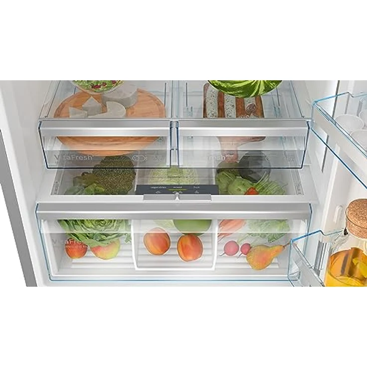 Bosch KGP76AIC0N Serie 8 Kühl-Gefrier-Kombination, 186 x 75 cm, 357 L Kühlen + 169 L Gefrieren, LEDLicht, XXL-Fassungsvermögen, Perfect Fit, LED-Beleuchtung, Vario Zone – Bild 4