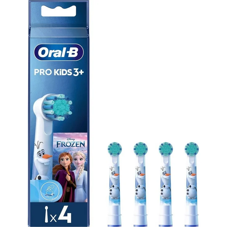 Oral-B Aufsteckbürsten Frozen, extra weiche Borsten für Kinder, mit Frozen-Figuren, 2er Pack - Preisvergleich – Bild 1