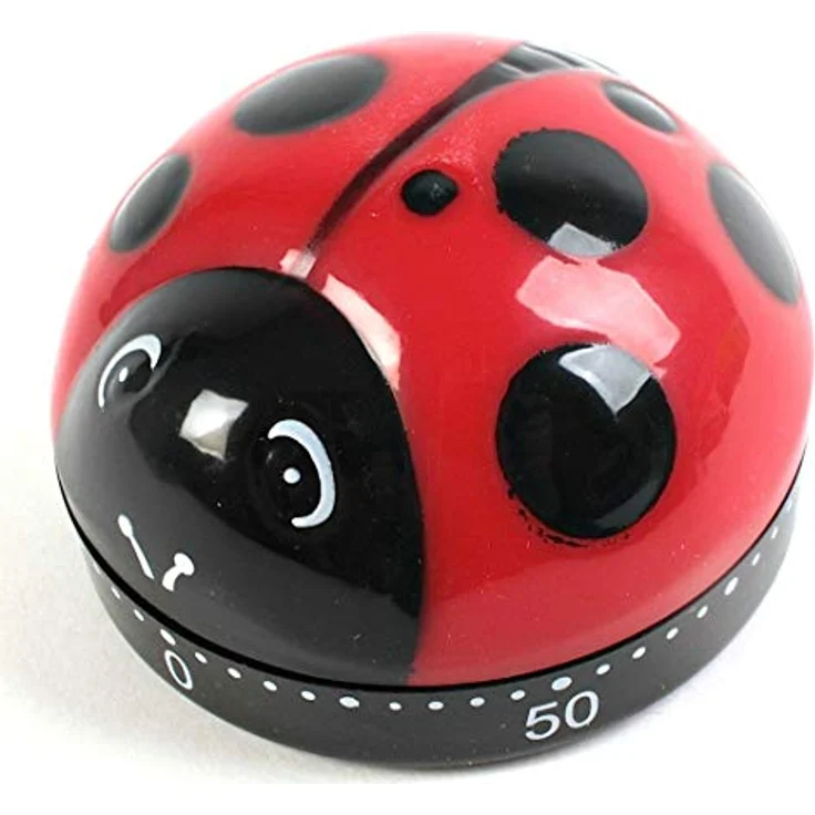 Kikkerland KT21-A Küche Zeitmesser Ladybug Assorted, farblich sortiert – Bild 3