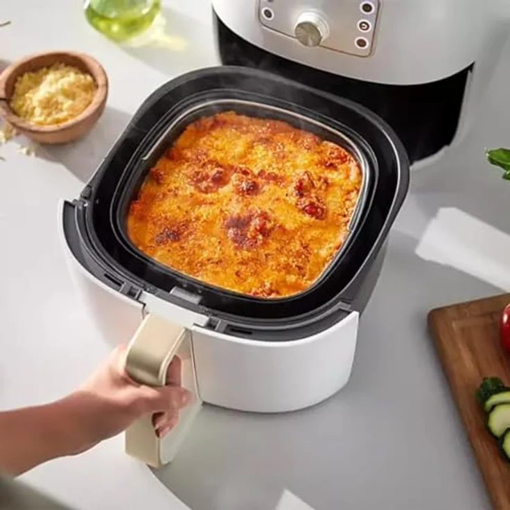 Philips Premium Airfryer XXL HD9870-20, Heißluftfritteuse, 2225 Watt, 1,4 kg Frittiergut, Rapid Air-Technologie, Kunststoff, weiß – Bild 5