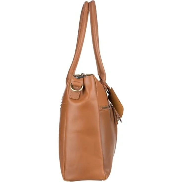 Burkely Vintage Valerie, Handtasche für Laptop bis 15,6 Zoll, braun, mit gepolstertem Fach und mehreren Reißverschlussfächern – Bild 5