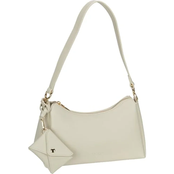 Seidenfelt Meloy Shoulder Bag, Schultertasche in Soft Cream mit abnehmbarem Schulterriemen und Utensilientasche – Bild 1