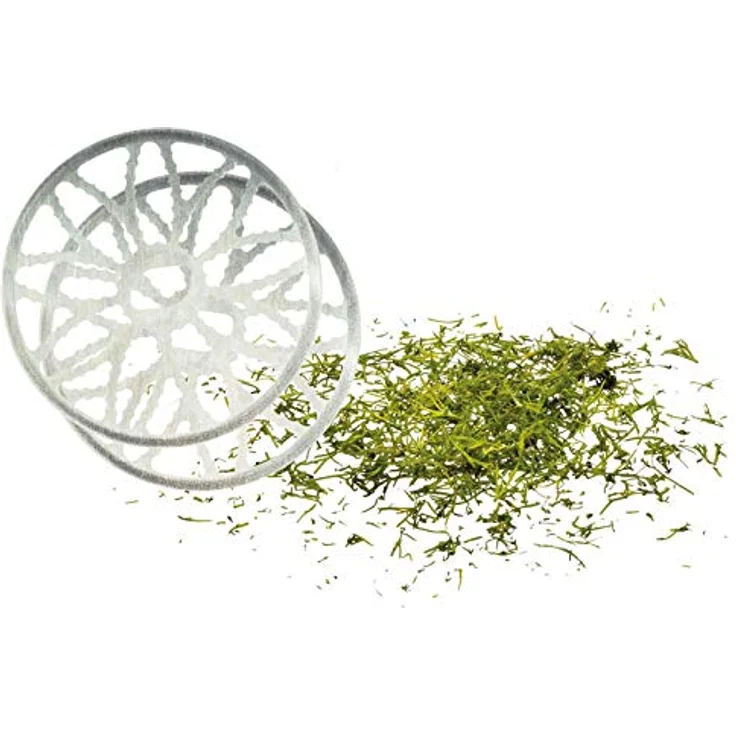 Westmark Kräuter-Schneider-Parmesan-Käsereibe, Mit austauschbaren, scharfen Einlege-Schneidscheiben, Kunststoff-Rostfreier Edelstahl, Weiß-Grün, 11602260 – Bild 8