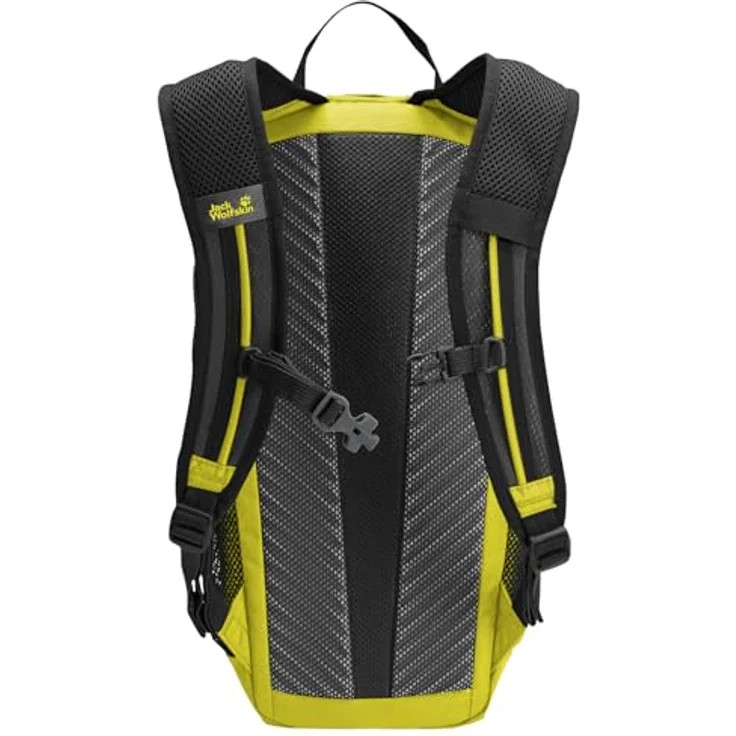 Jack Wolfskin Daypack VELOCITY LITE 10, leichter Rucksack mit AEROSHAPE LITE Tragesystem und Trinkblasenfach, schwarz – Bild 2