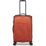 STRATIC Unbeatable 4.0 Koffer weichschale Trolley Rollkoffer Weichgepäck TSA-Schloss, wasserabweisend, erweiterbar, Größe M, Orange