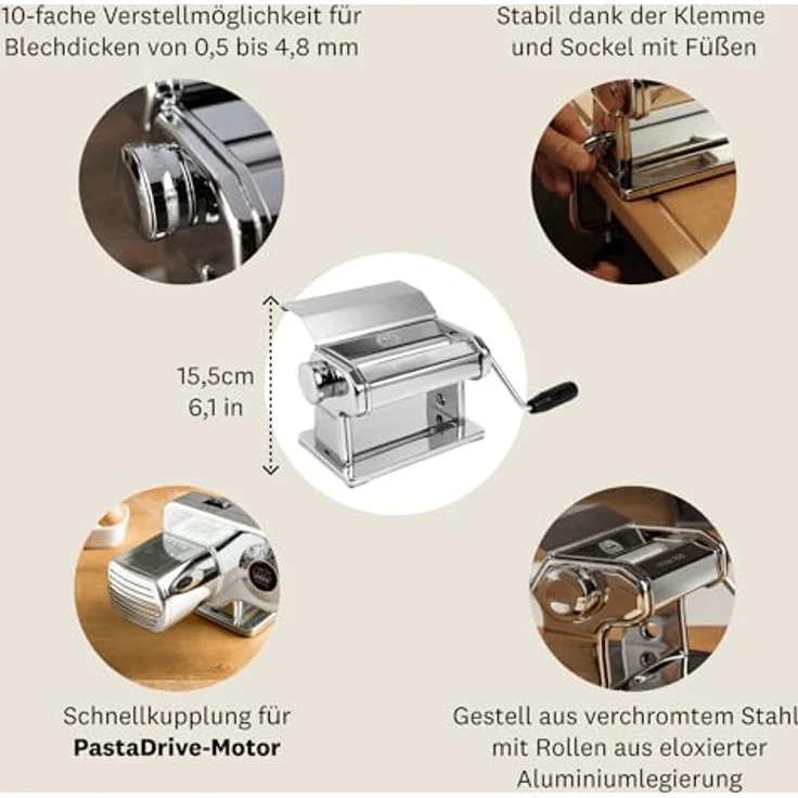 Marcato Altas 150 Slide Nudelmaschine – Bild 6