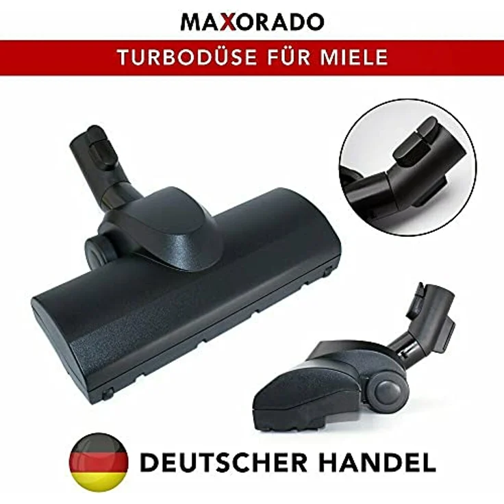 Maxorado XXL Staubsauger Ersatzteile Set für Miele Cat & Dog 4000 5000 S2 S3, Kombidüse, Turbodüse, Rohr, Saugpinsel, Fugendüse, Polsterdüse, Handgriff – Bild 3