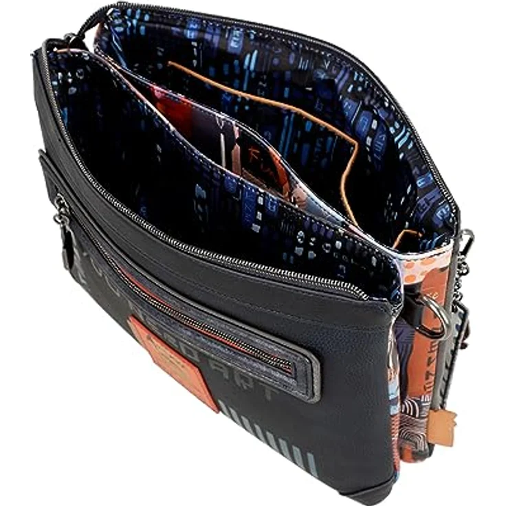 Anekke Contemporary 2 Compartment Shoulder Bag M, Umhängetasche in Multicolor mit abnehmbarem und verstellbarem Schulterriemen – Bild 8
