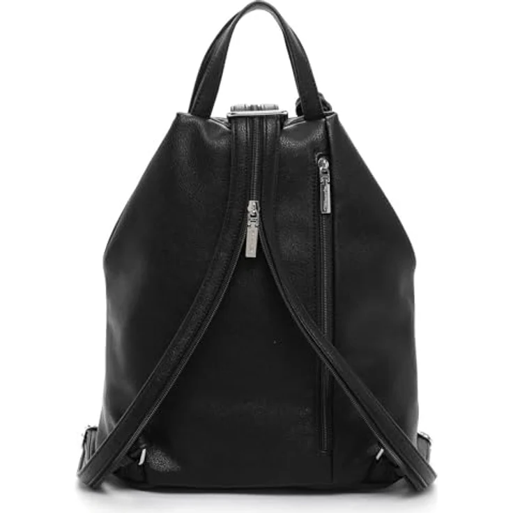 Tamaris Nele City Rucksack, 40 cm, schwarz, 100% Polyurethan, 35 x 17 x 40 cm – Bild 3