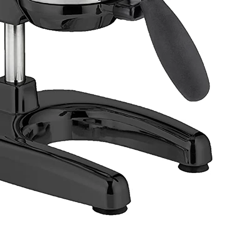 Cilio AMALFI Saftpresse Manuell | rostfreier Edelstahl | Schwarz | Zitruspresse Handpresse für 25% mehr Saft | geringer Kraftaufwand | Profi Fruchtpresse | 20 × 23,5 × 44 cm – Bild 4