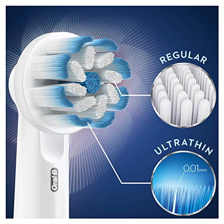 Oral-B Sensitive Clean & Care 2+2+2, sanfte Zahnreinigung 6er-Pack, weiß  – Bild 3