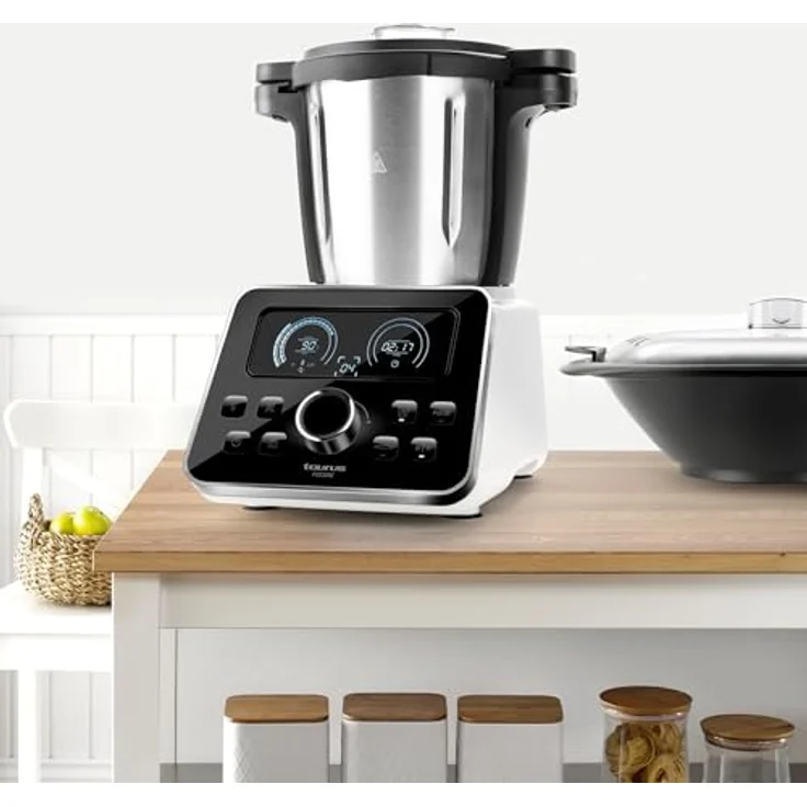 Taurus Foodie Multifunktions-Küchenmaschine, 31 Funktionen, integrierte Waage, 1500 W, 3,5 l, Edelstahl, Schwarz [Energieklasse A+] – Bild 2