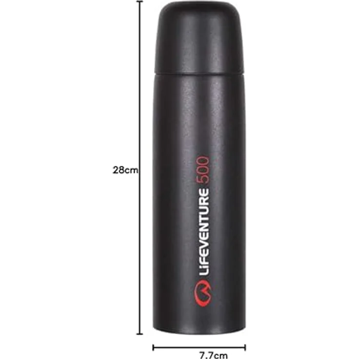 Lifemarque Unisex ? Erwachsene TiV Trinkflasche, Dunkelgrau, 700ml – Bild 10