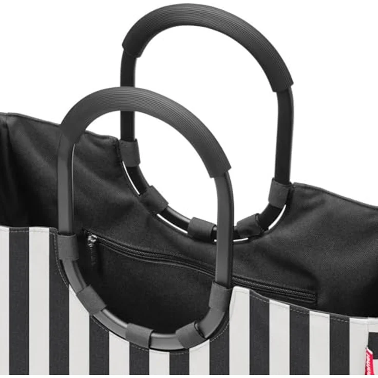 reisenthel Loopshopper L, Schultertasche 46 cm, schwarz, 100% PET – Bild 8