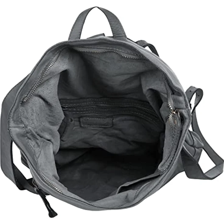 forty° Tagesrucksack, echt Leder, Vintage Charme, Made in Italy, 30 cm x 30 cm, 3 l Volumen – Bild 5