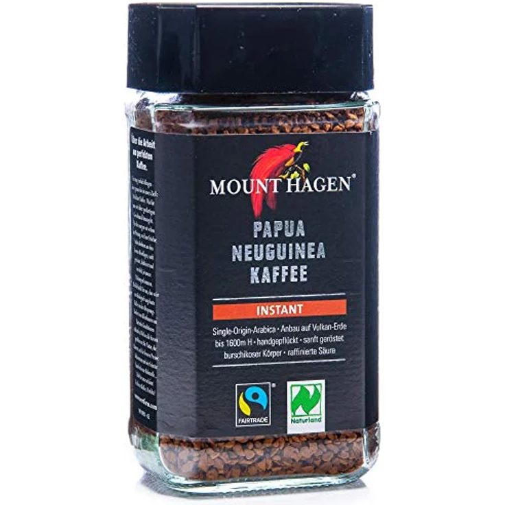 Mount Hagen Bio Instant Kaffee 100g – Bild 3