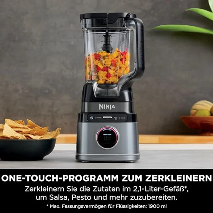 Ninja Detect Power Mixer Pro / Blender / Smoothie Maker, 1200 W, 2 L Krug, BlendSense-Technologie, schwarz – Bild 4