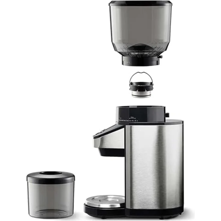 TCHIBO 368543 Kaffeemühle Silber-Schwarz – Bild 5