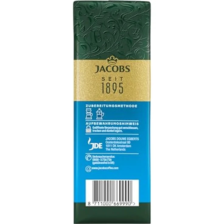 Jacobs Auslese Mild & Sanft, gemahlener Röstkaffee, Filterkaffee, Kaffee, 500 g – Bild 5
