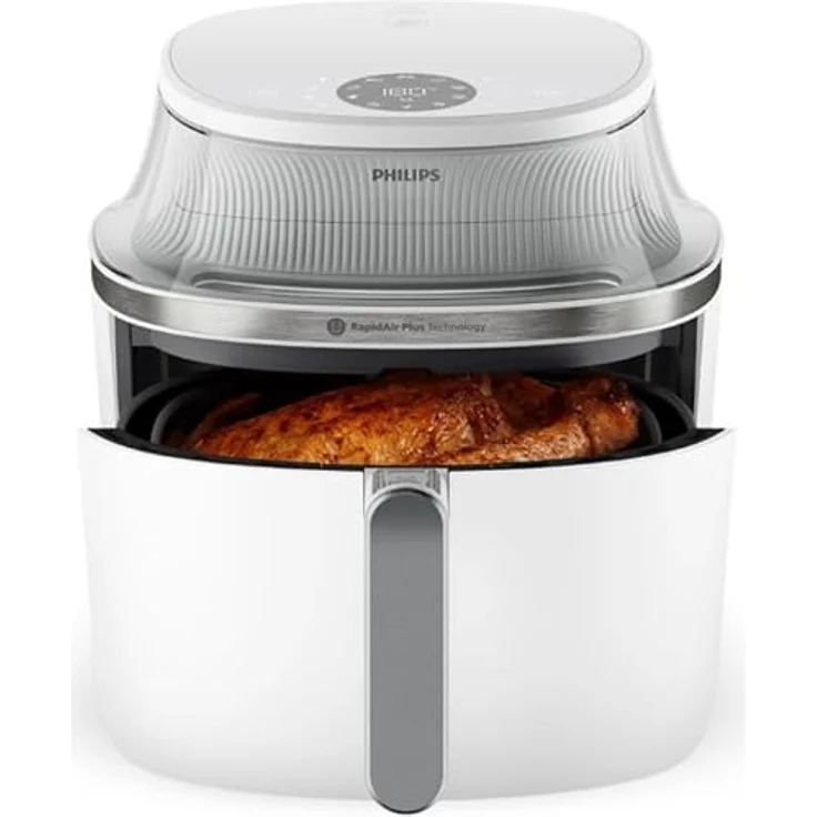 Philips Air Fryer Series 3000 NA331/10, 6.2 l Heißluftfritteuse mit RapidAir Plus Technologie, 1700 W, Touchscreen und einfacher Reinigung, weiß – Bild 4