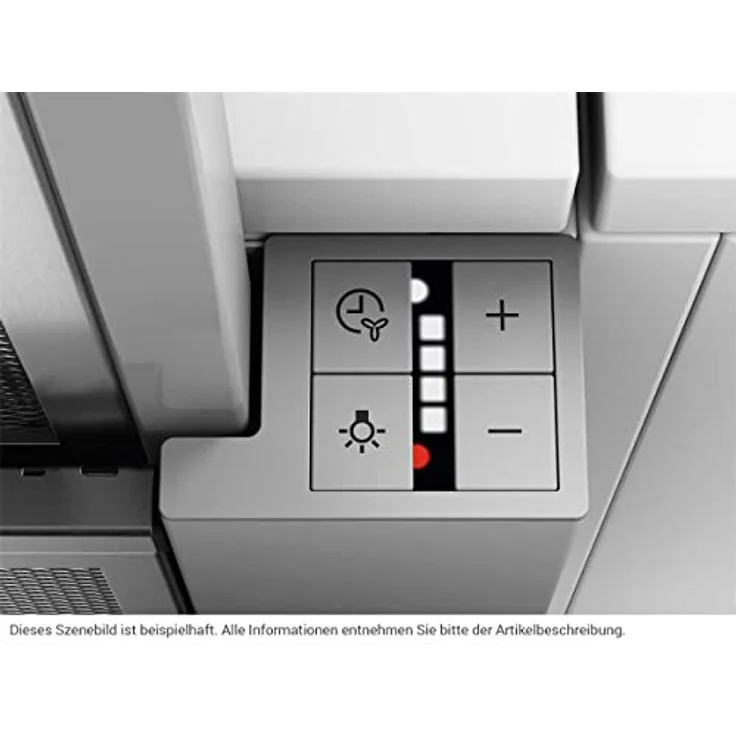 AEG DPE5660M, Dunstabzugshaube 60cm, Grau, Abluft/Umluft, max. 415 m³/h, A, SoftTouch Tasten – Bild 4