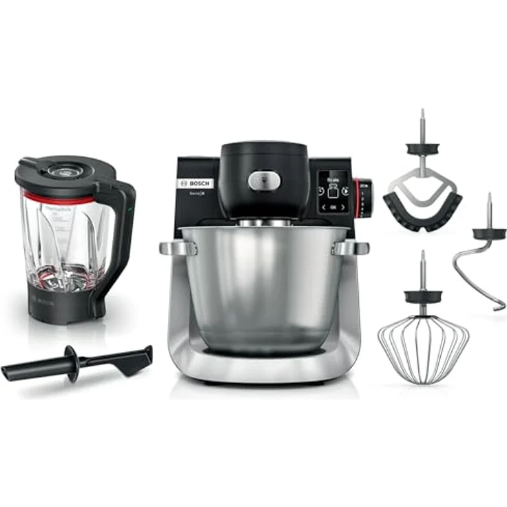 Bosch MUMS6ZS17 Multifunktions-Küchenroboter, 1600-W-Motor, INOX/Black – Bild 2