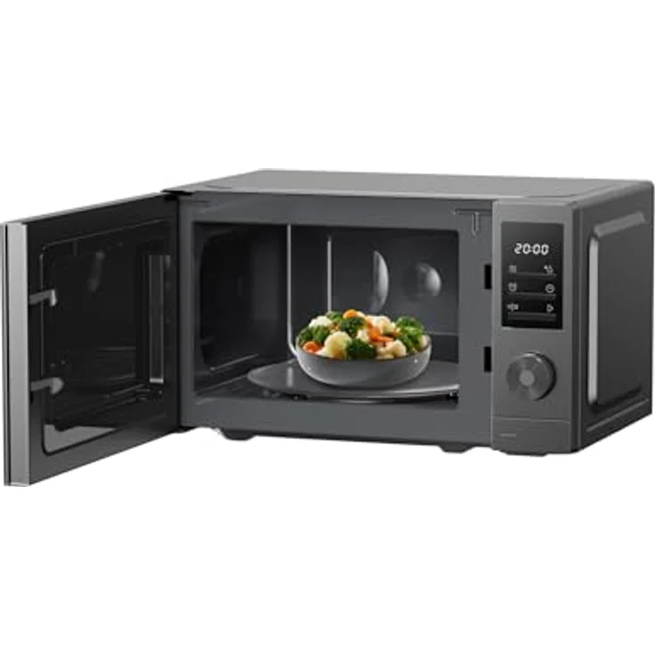 GORENJE Mikrowelle GW20S, 20 l, AquaClean, 5 Leistungsstufen, Auftaufunktion, grau – Bild 2