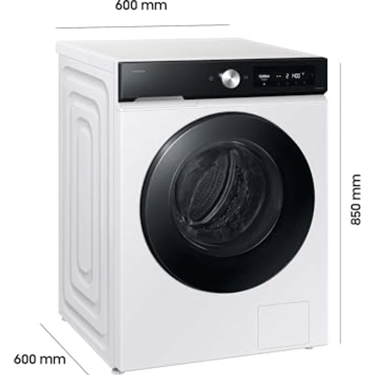 Samsung Waschtrockner WD7400D WD9BDB7B85GEU2, 9 kg, 6 kg, 1400 U/min, AI Wash, weiß – Bild 2