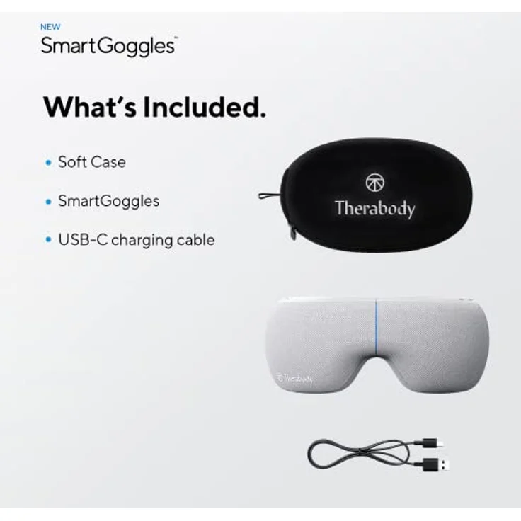 SmartGoggles von Therabody, beheiztes Augenmassagegerät, 3 Modi für Migräne und Schlaf, Augenmassagegerät. – Bild 5