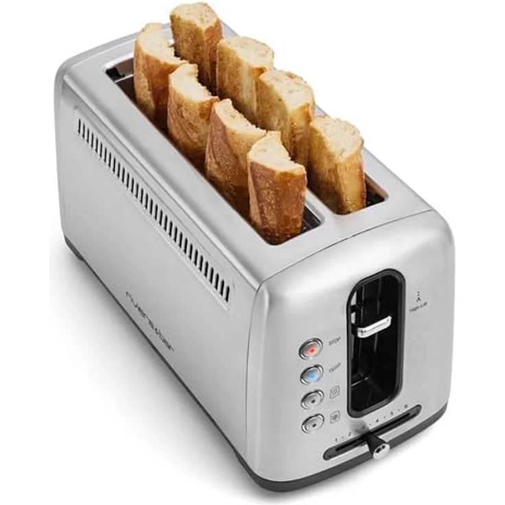 Riviera & Bar GP540A Toaster, 2 Schlitze, extralang, Edelstahl – Bild 4