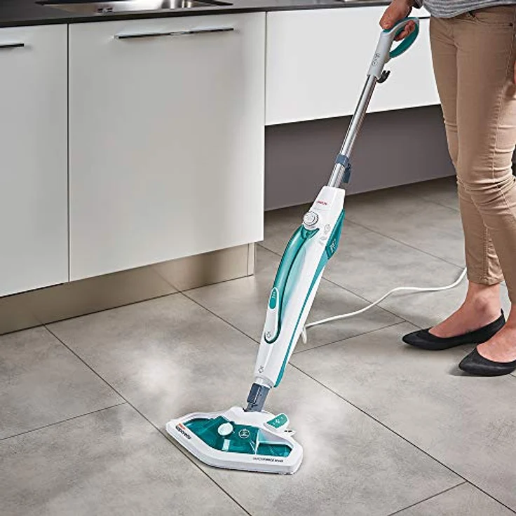 Polti Vaporetto PTEU0282 SV450_Double Dampfbesen mit integriertem Dampfreiniger,tötet und beseitigt 99,9% der Viren, Keime und Bakterien, Weiss-grün – Bild 5
