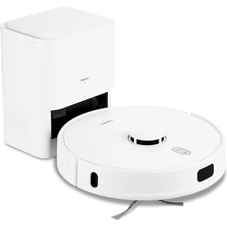 MEDION Absaugstation MD 12035, für X41 SW Saugroboter, 2L Kapazität, automatische Entleerung, starke Saugkraft – Bild 3
