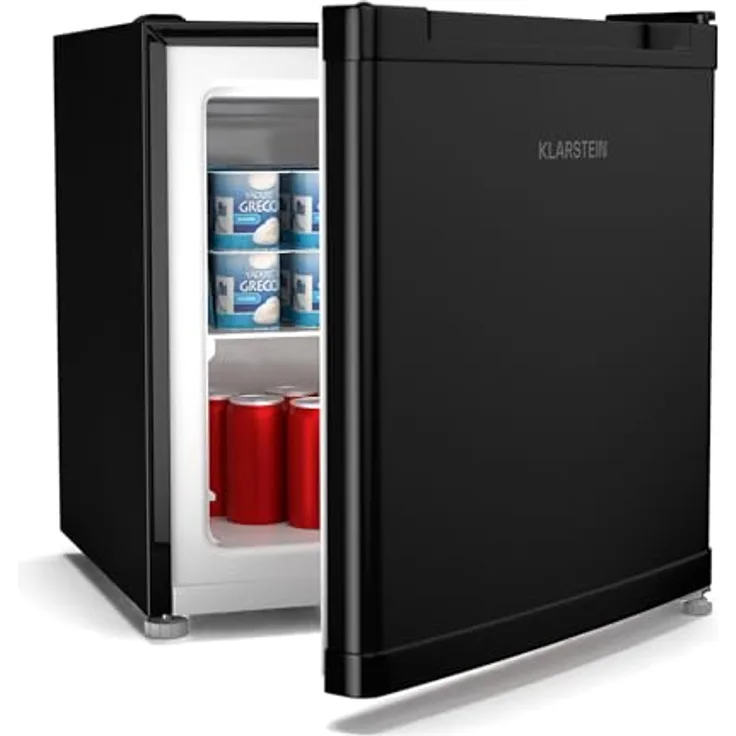 Klarstein Irene Mini-Gefrierschrank, 31L Kühl-/Gefrierkombination, -24 °C bis 10 °C, Energieeffizienzklasse C, Leise 38 dB, Weiß