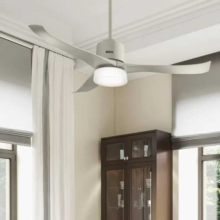 Deckenventilator Harmony Nickel Mit Licht & Fernbedienung – Bild 4