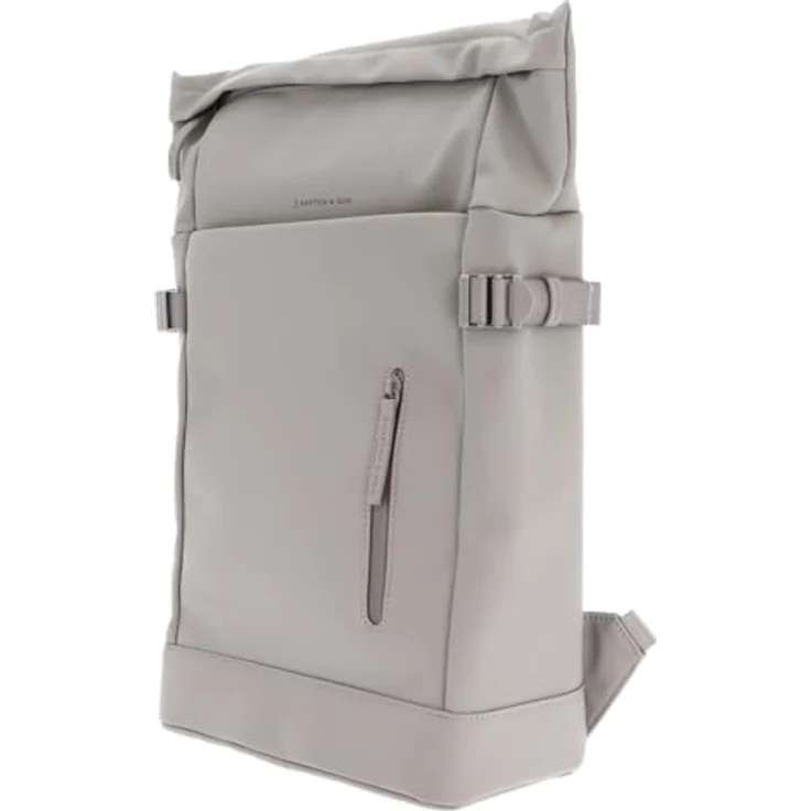 Kapten & Son Freizeitrucksack, 52 cm, mit fünf gefütterten Innentaschen, wasserabweisendem Reißverschluss und Anti-Diebstahlfach, Schwarz – Bild 2