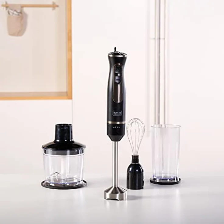 Black+Decker ES9160100B BXHBA800E Stabmixer, Stainless Steel – Bild 4