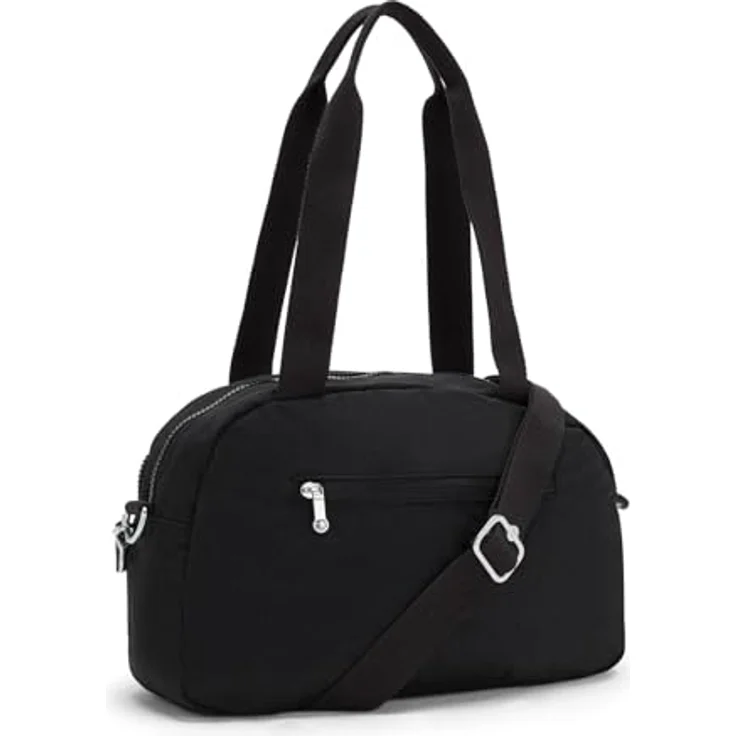 Kipling Basic Cool Defea, Schultertasche 33 cm mit 2 großen Außentaschen, Schwarz – Bild 3