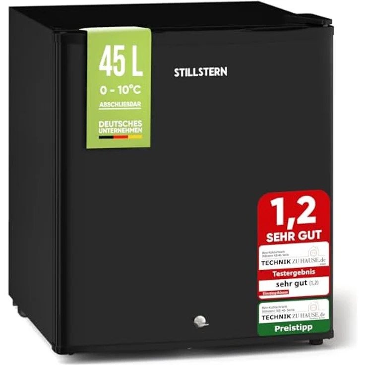 Stillstern KB 46.4 Minikühlschrank, freistehend, Abtauautomatik, Minibar, Energieklasse E – Bild 2